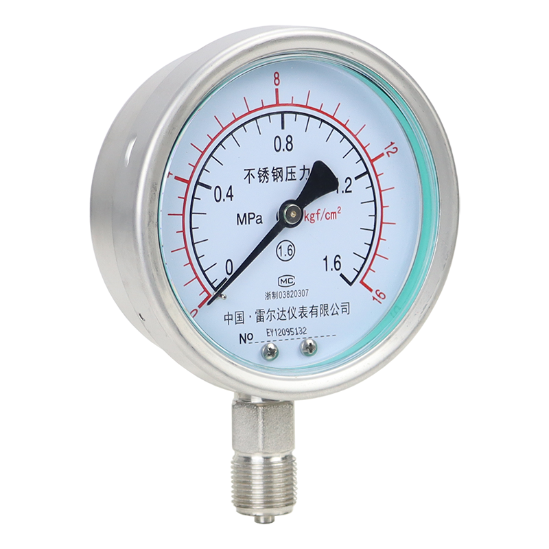Y-100BF不锈钢压力表新型