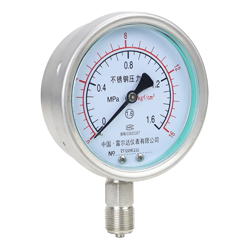Y-100BF不锈钢压力表新型